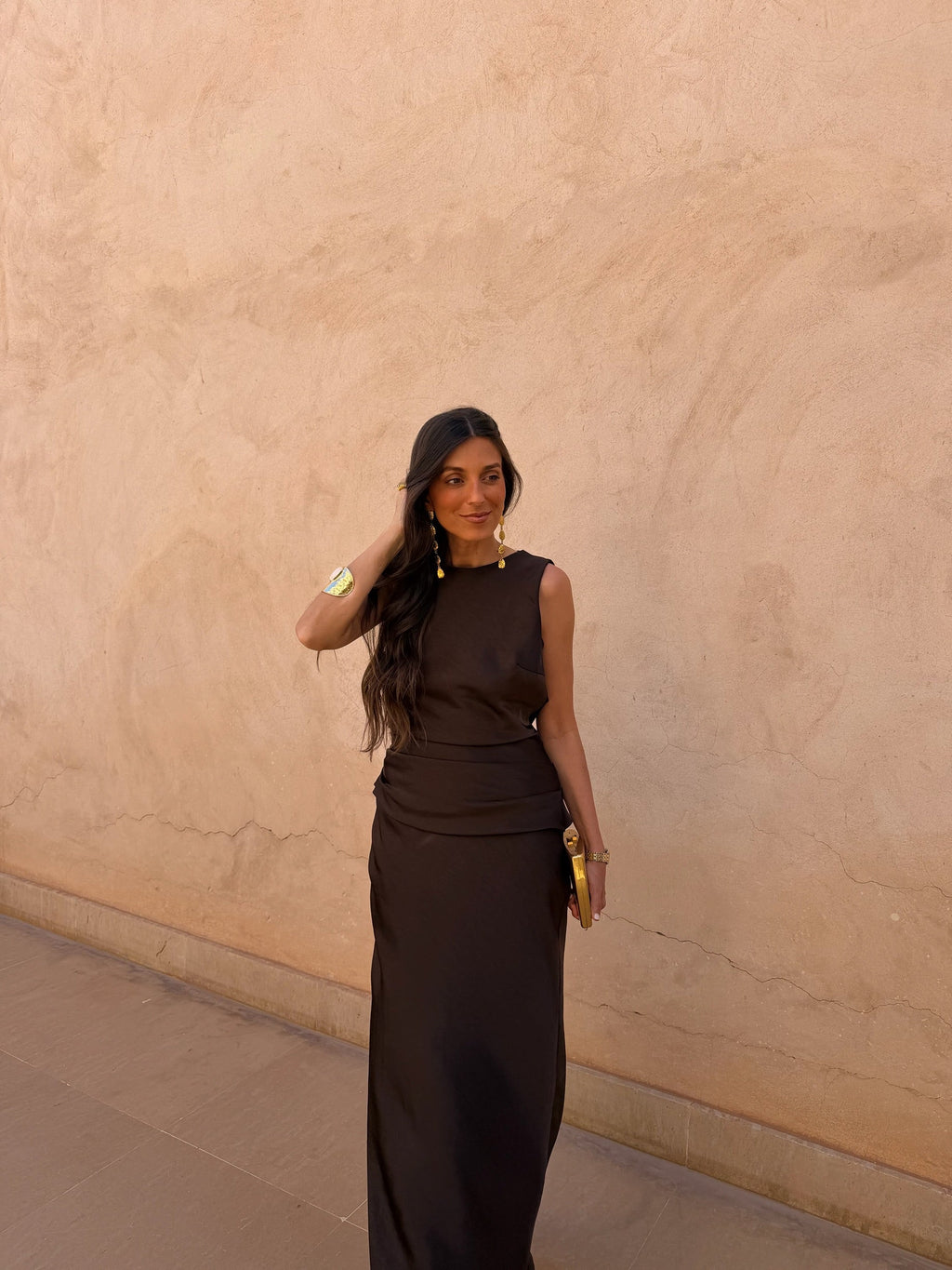 Vestido Medina en Marrón