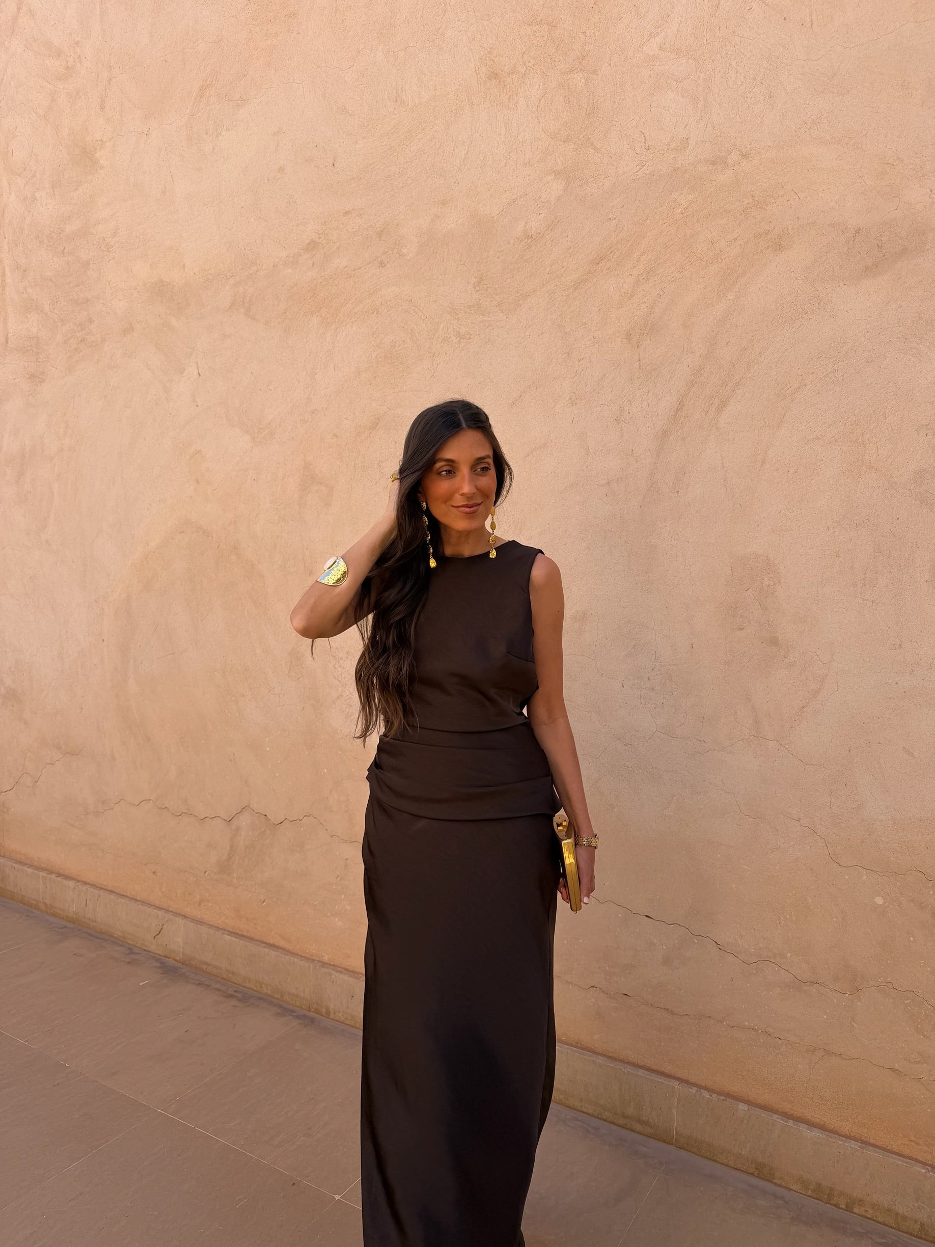 Vestido Medina en Marrón