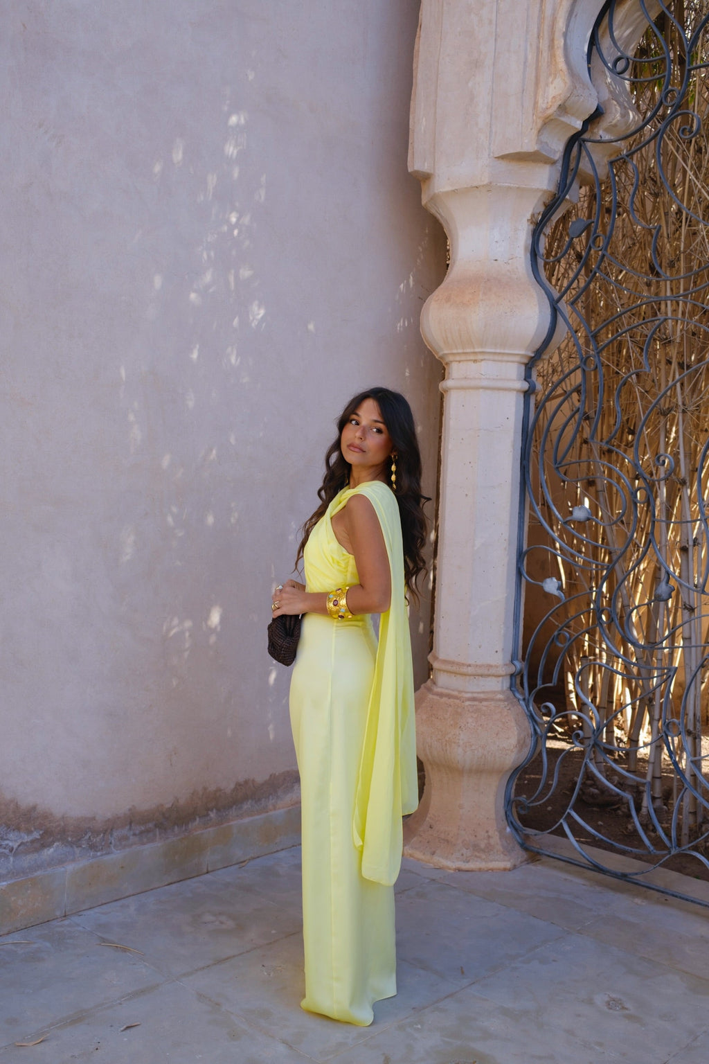 Vestido Triana en amarillo