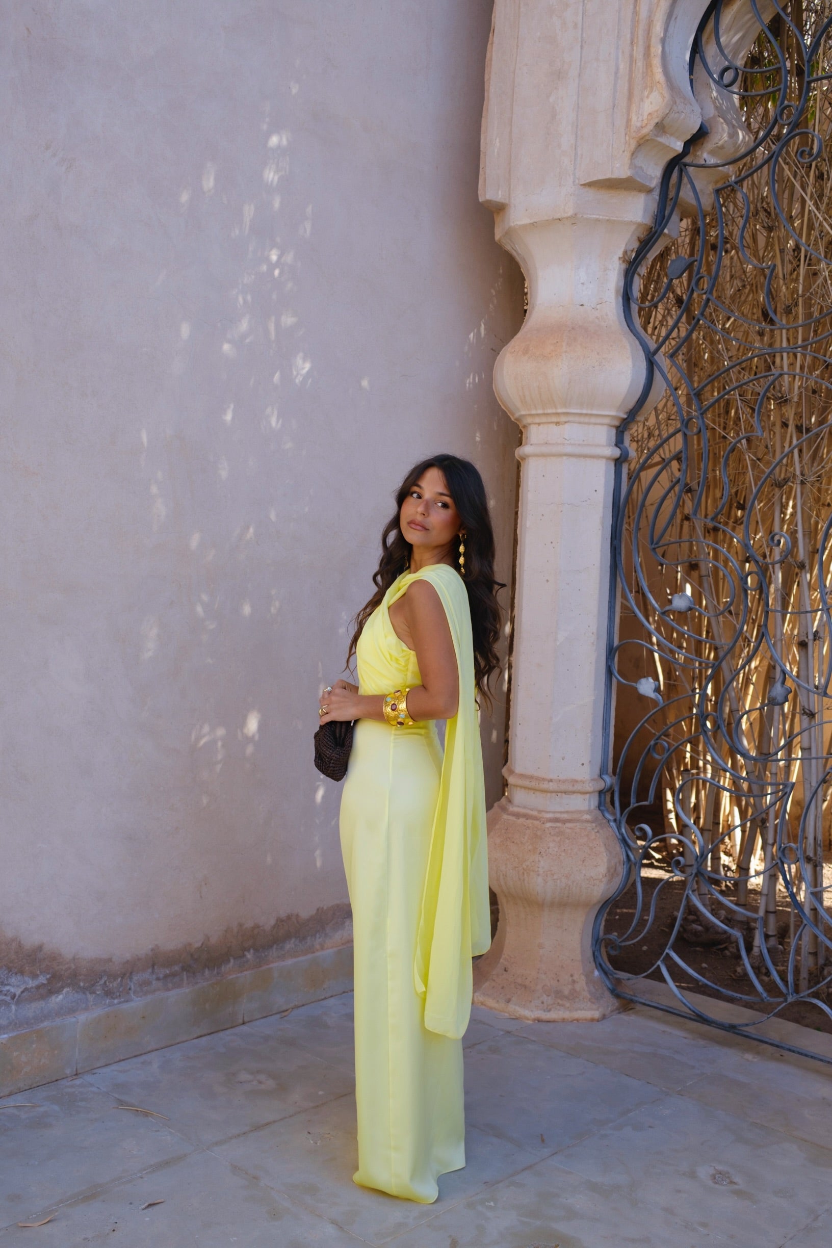 Vestido Triana en amarillo