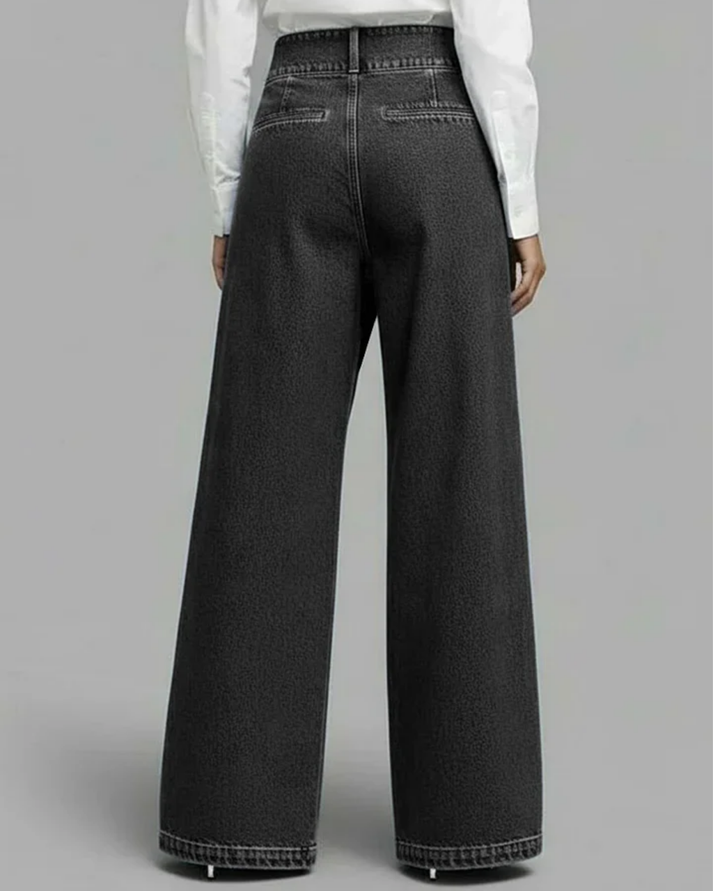 Pantalones envolventes de denim Noire