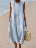 Vestido midi estampado Dina™