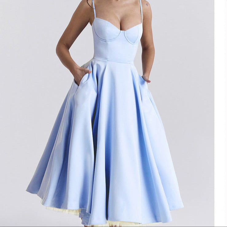 YLIANA | Vestido midi romántico de verano
