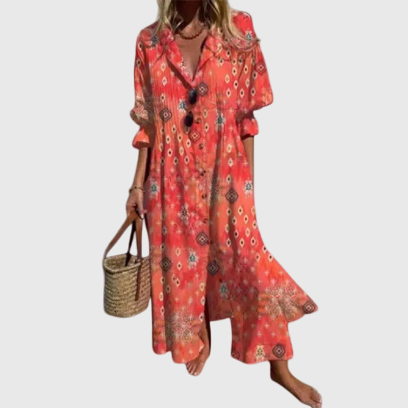 Zaria | Robe longue bohème chic