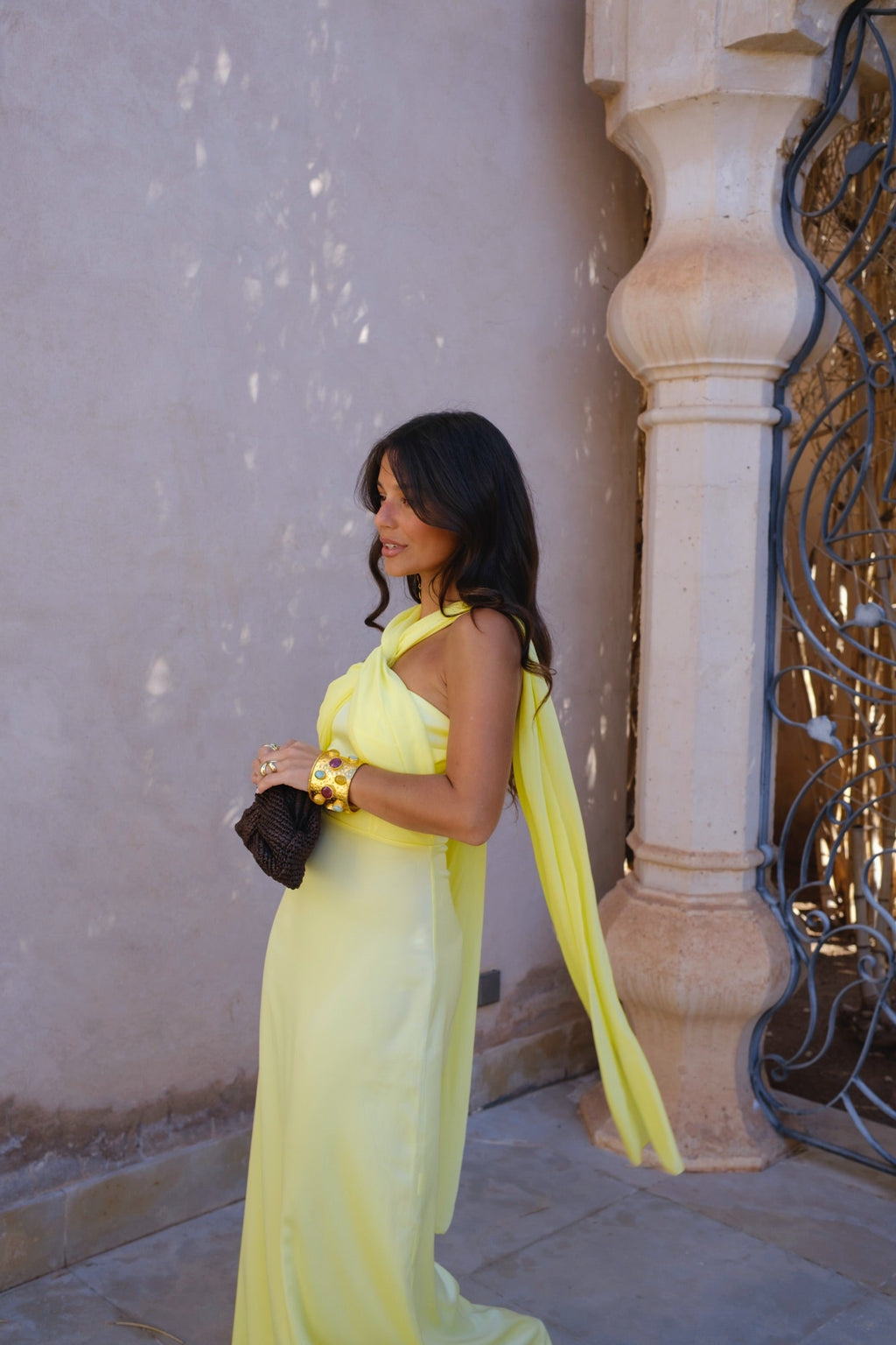 Vestido Triana en amarillo