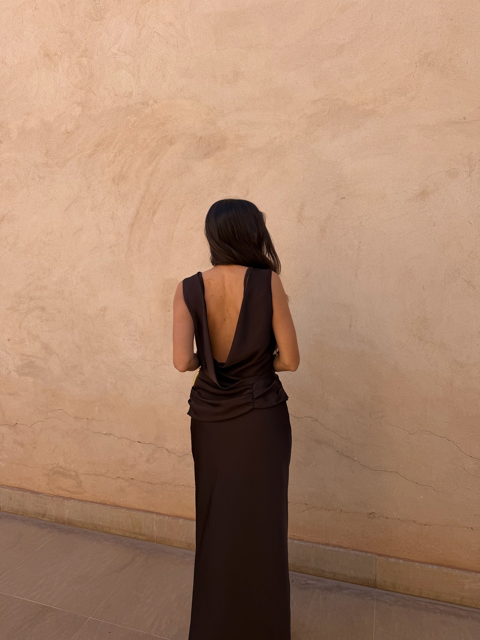 Vestido Medina en Marrón