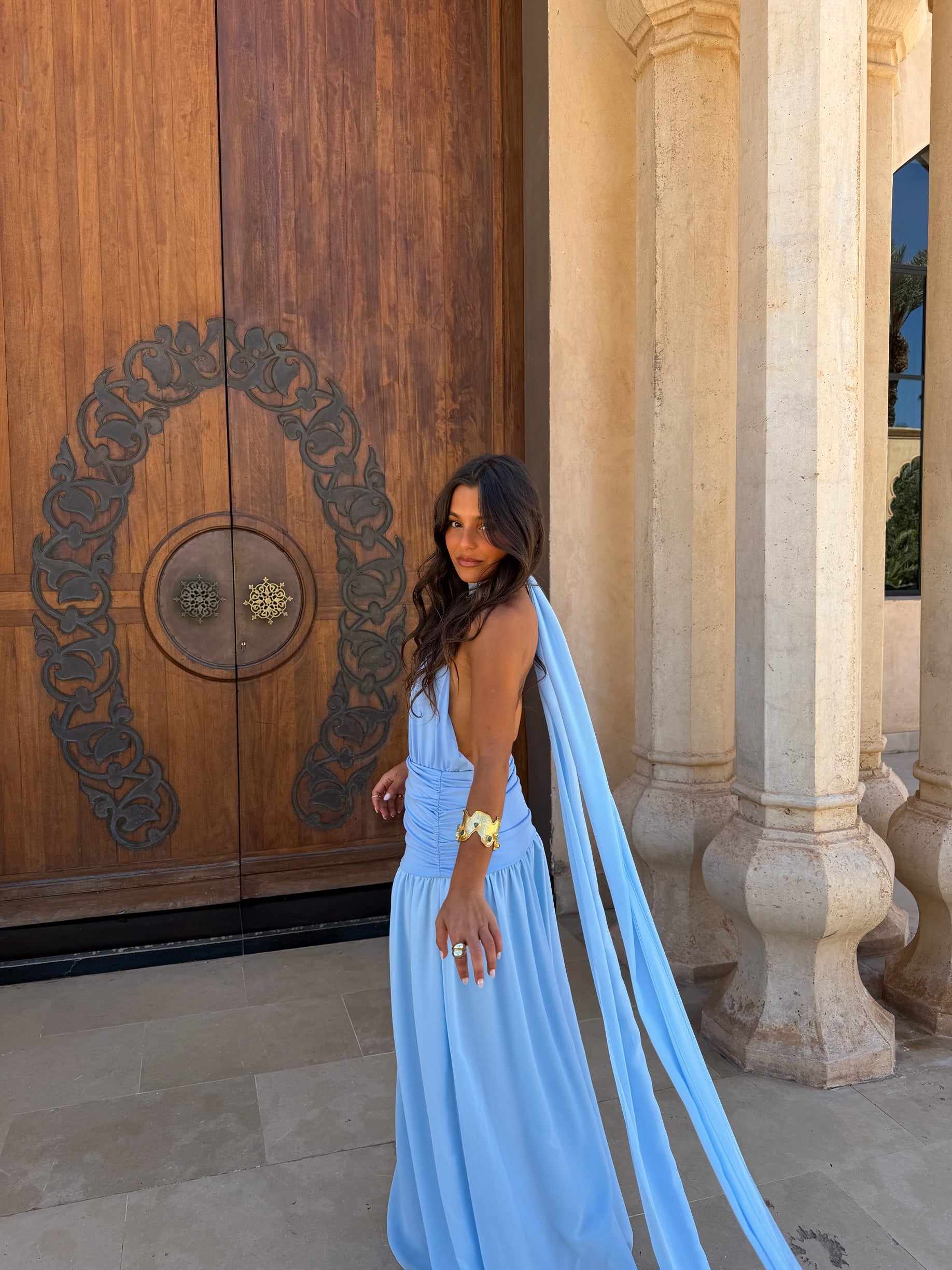 Vestido Paloma en azul