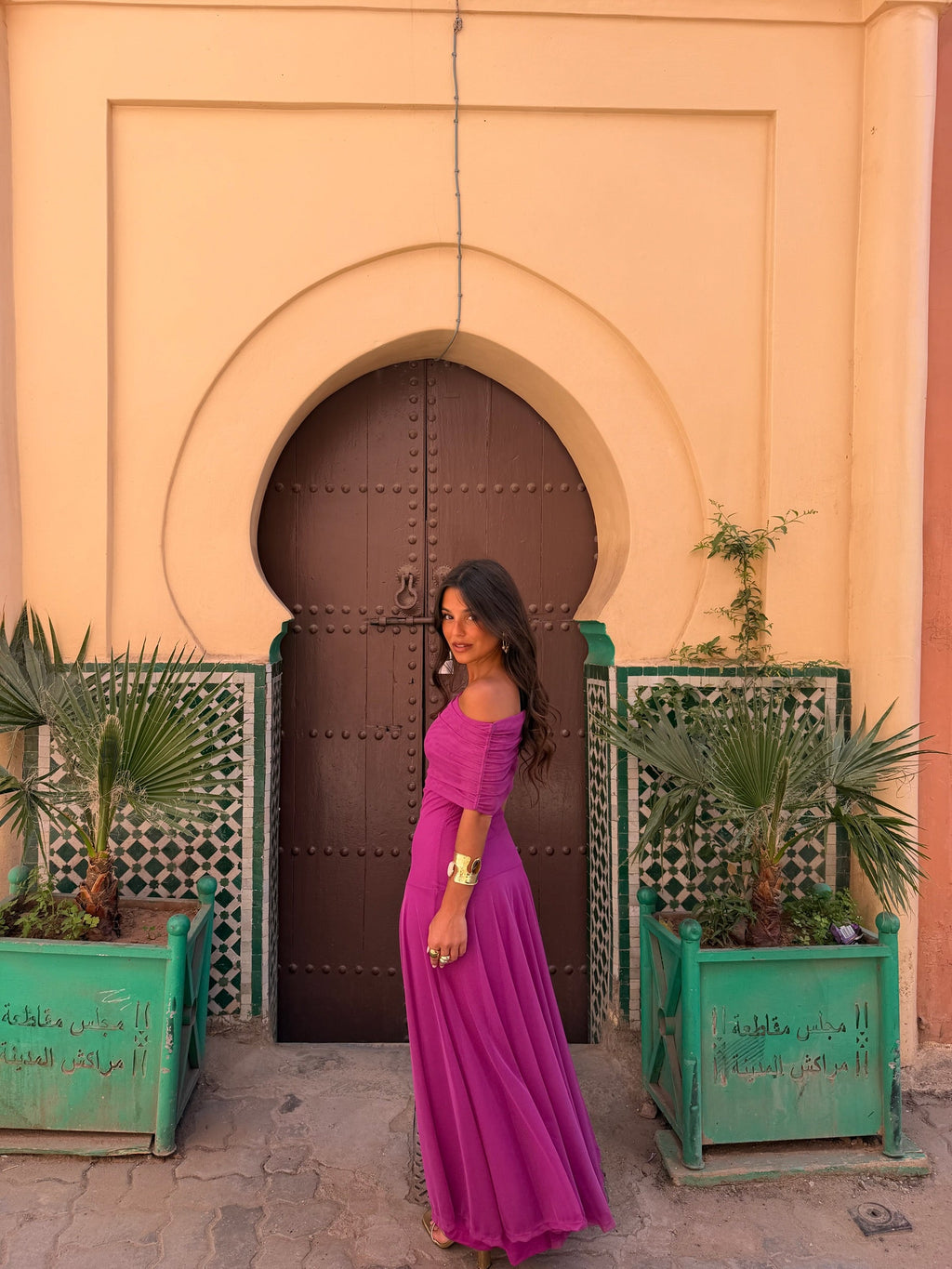 Vestido Toledo en fucsia - Envío del 11/05 al 18/05