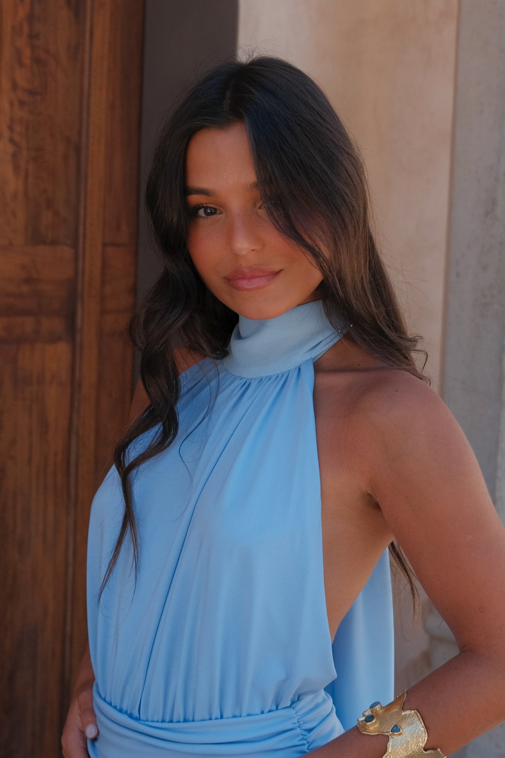 Vestido Paloma en azul