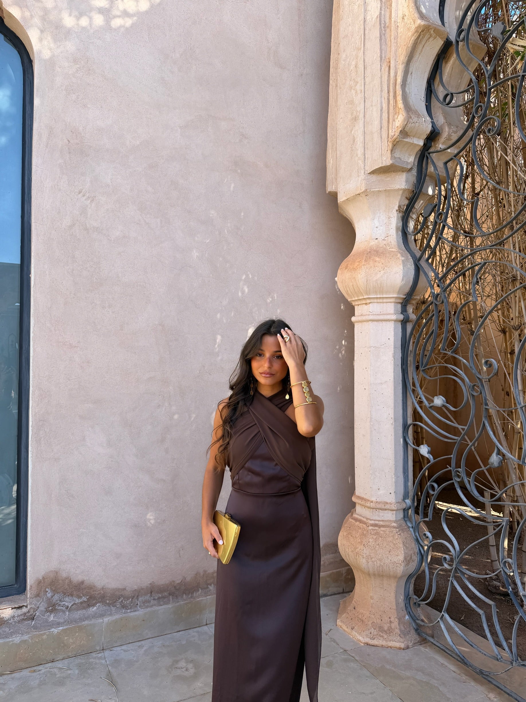 Vestido Triana en color marrón