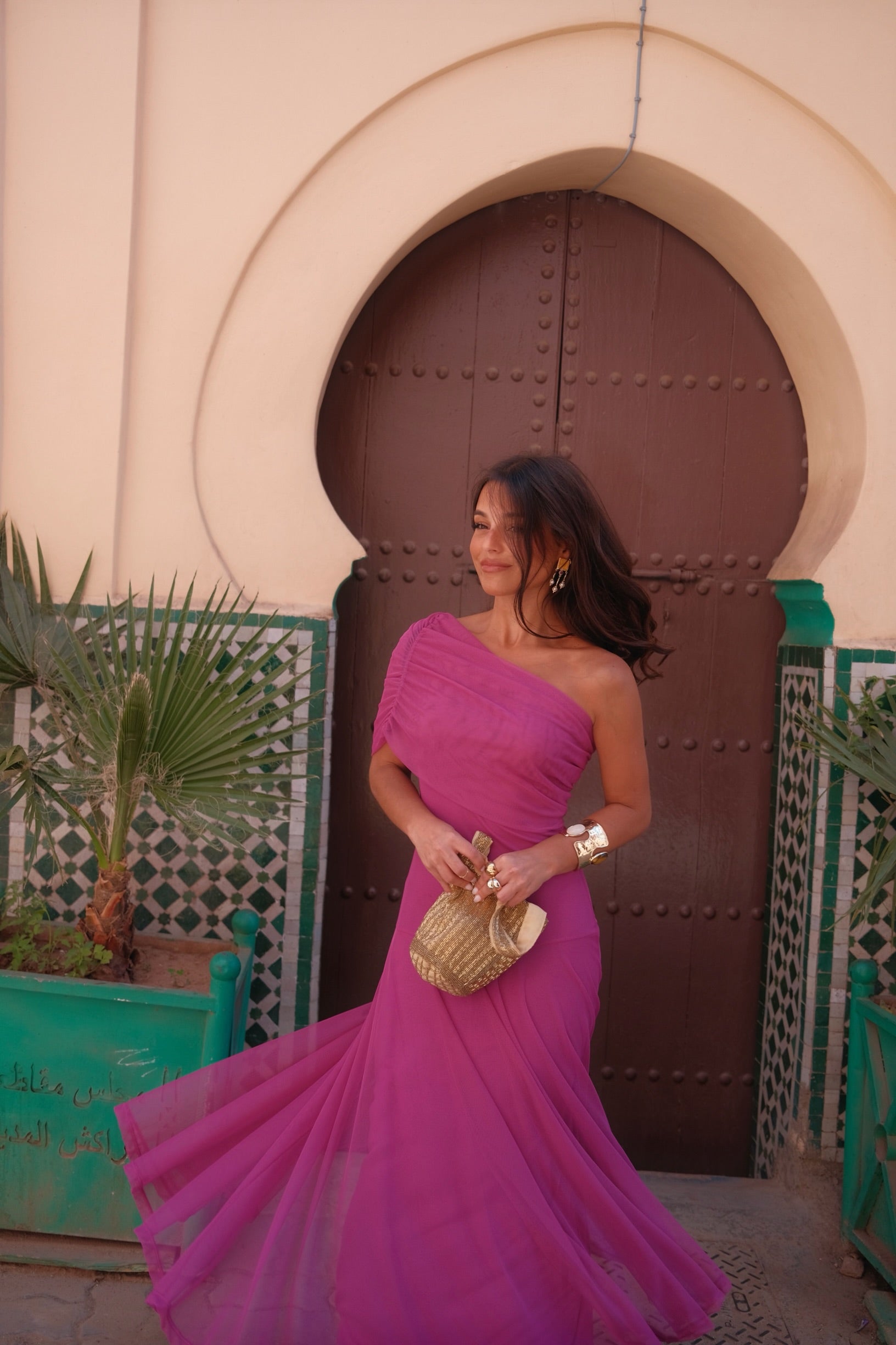Vestido Toledo en fucsia - Envío del 11/05 al 18/05