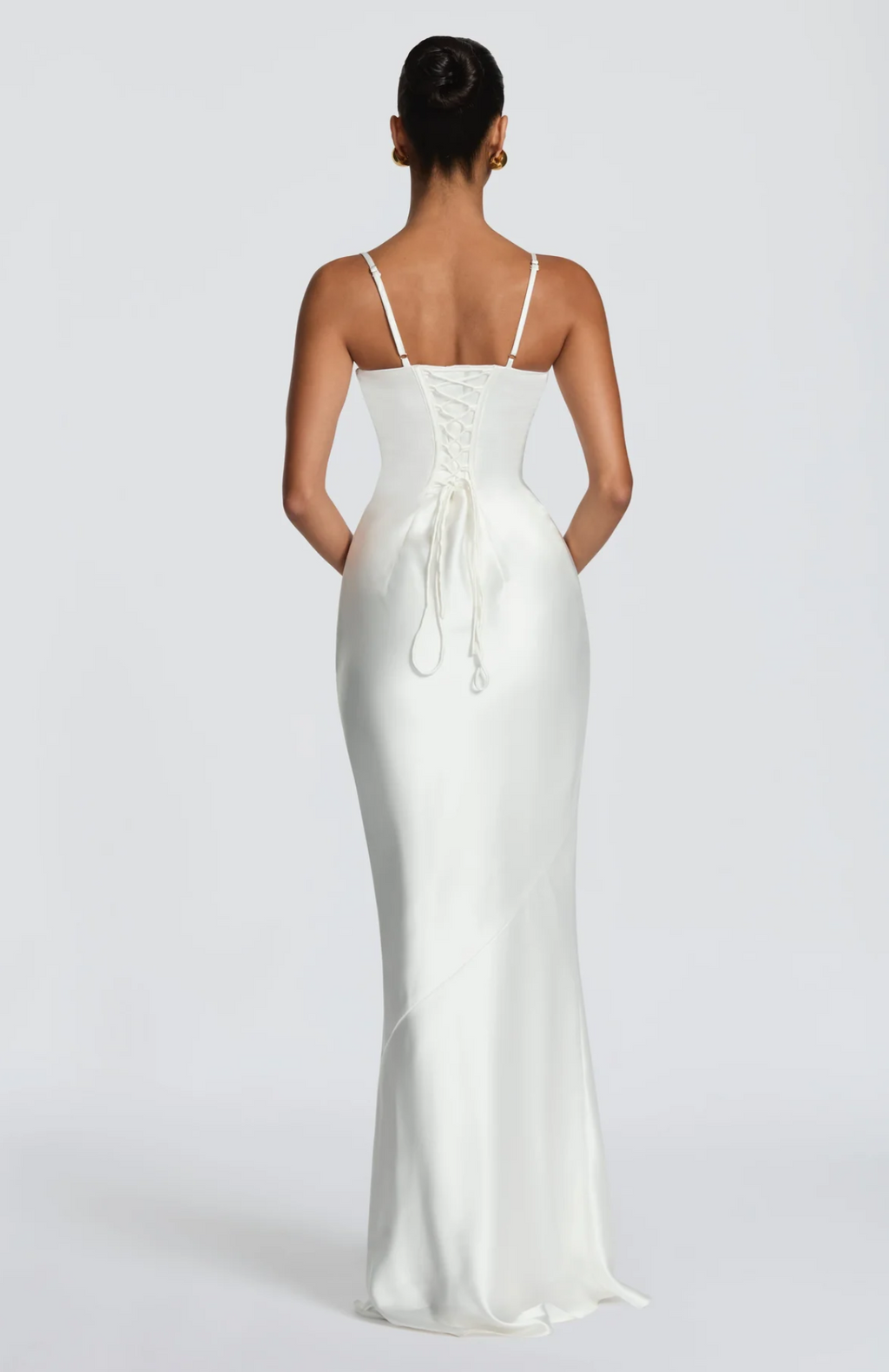 Robe longue Amorette - Orange brûlé