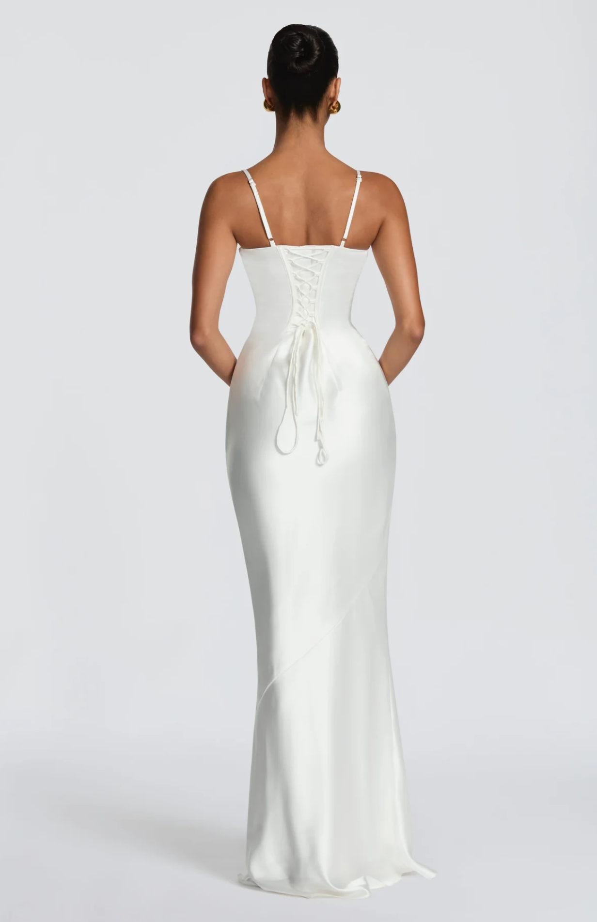 Robe longue Amorette - Orange brûlé