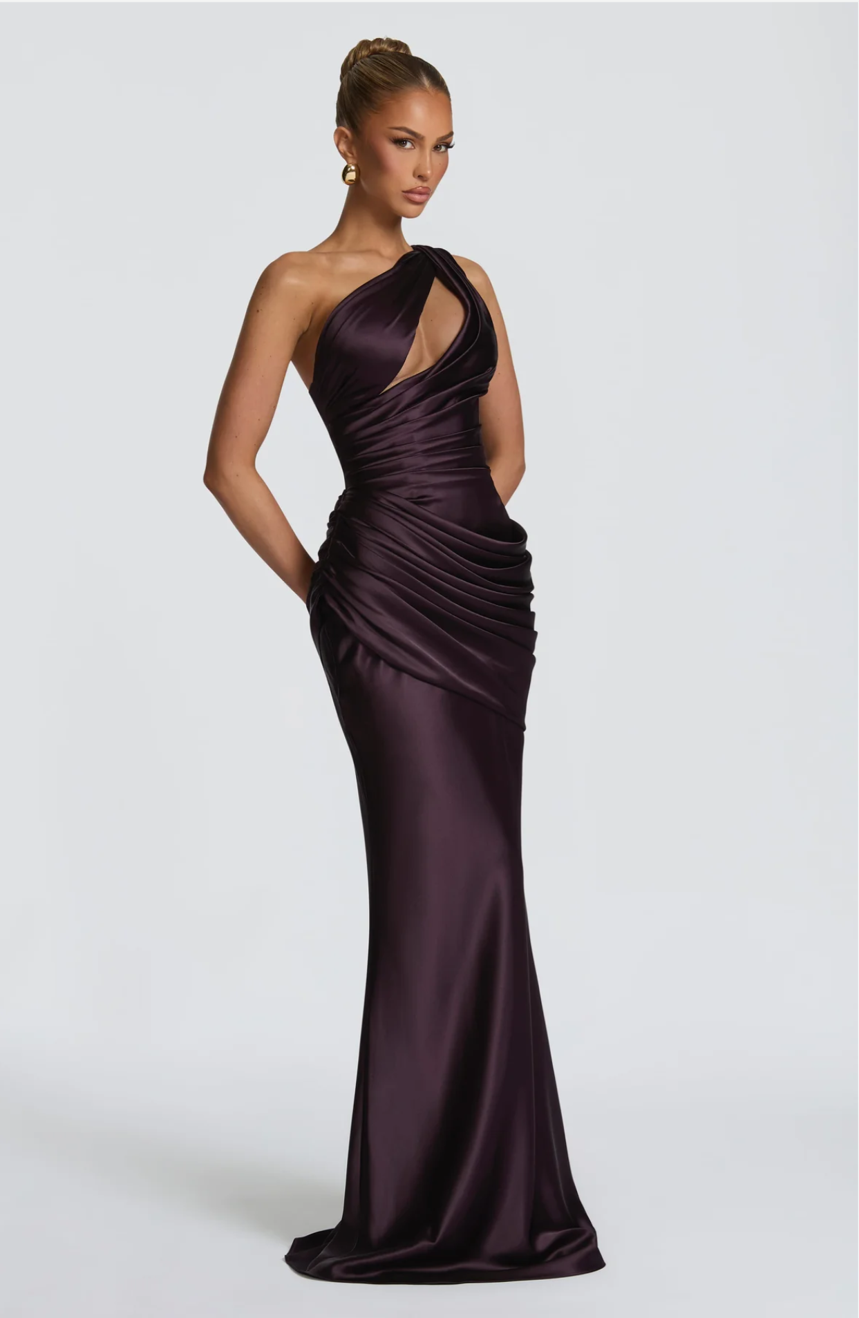 Robe longue Emina - Olive clair