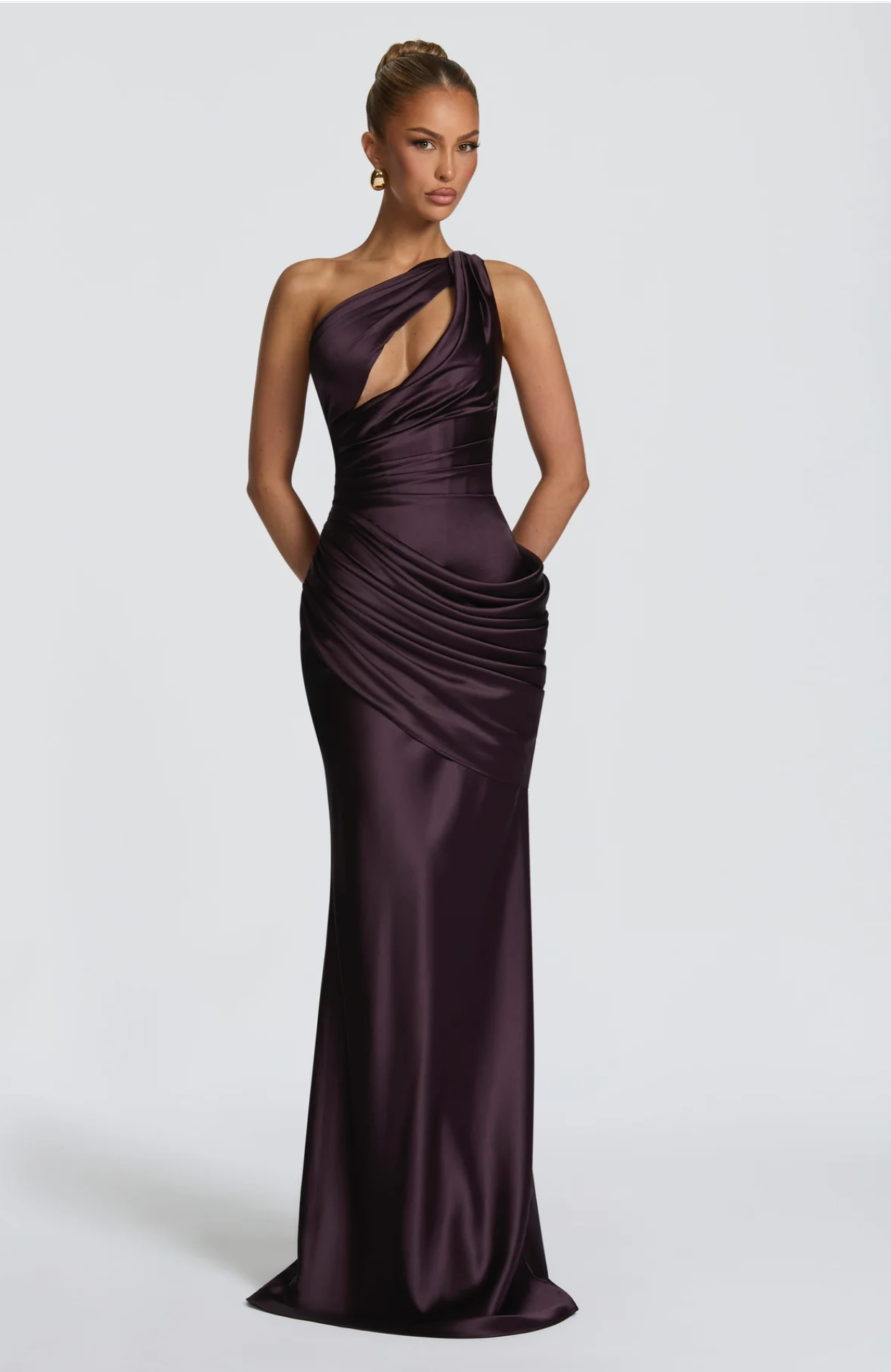 Robe longue Emina - Olive clair
