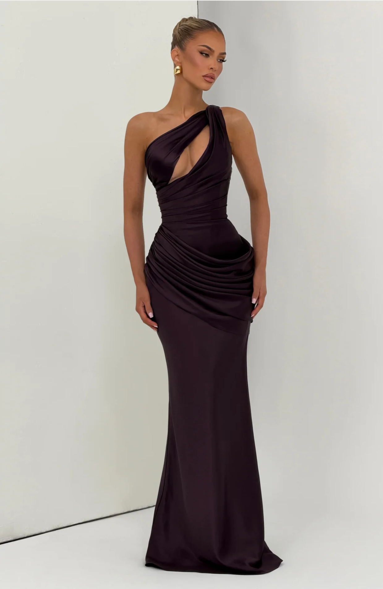 Robe longue Emina - Olive clair