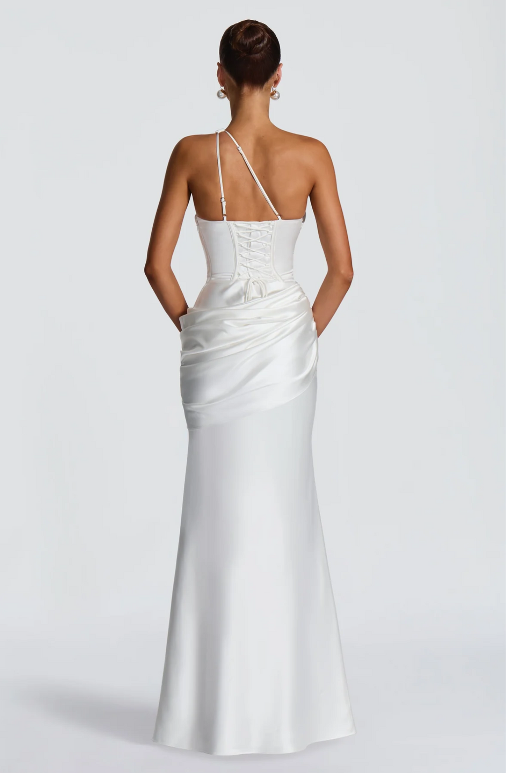 Robe longue Emina - Olive clair