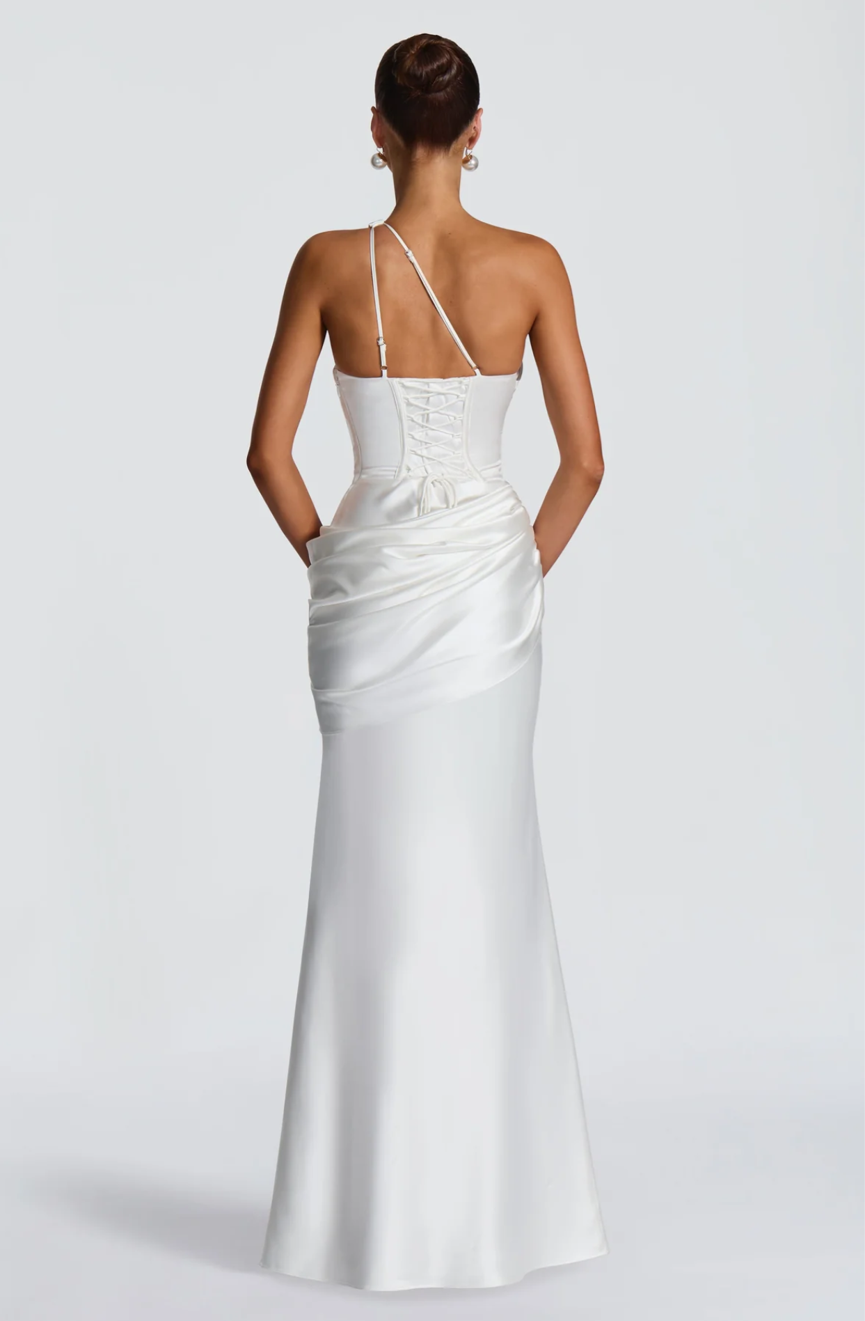Robe longue Emina - Olive clair
