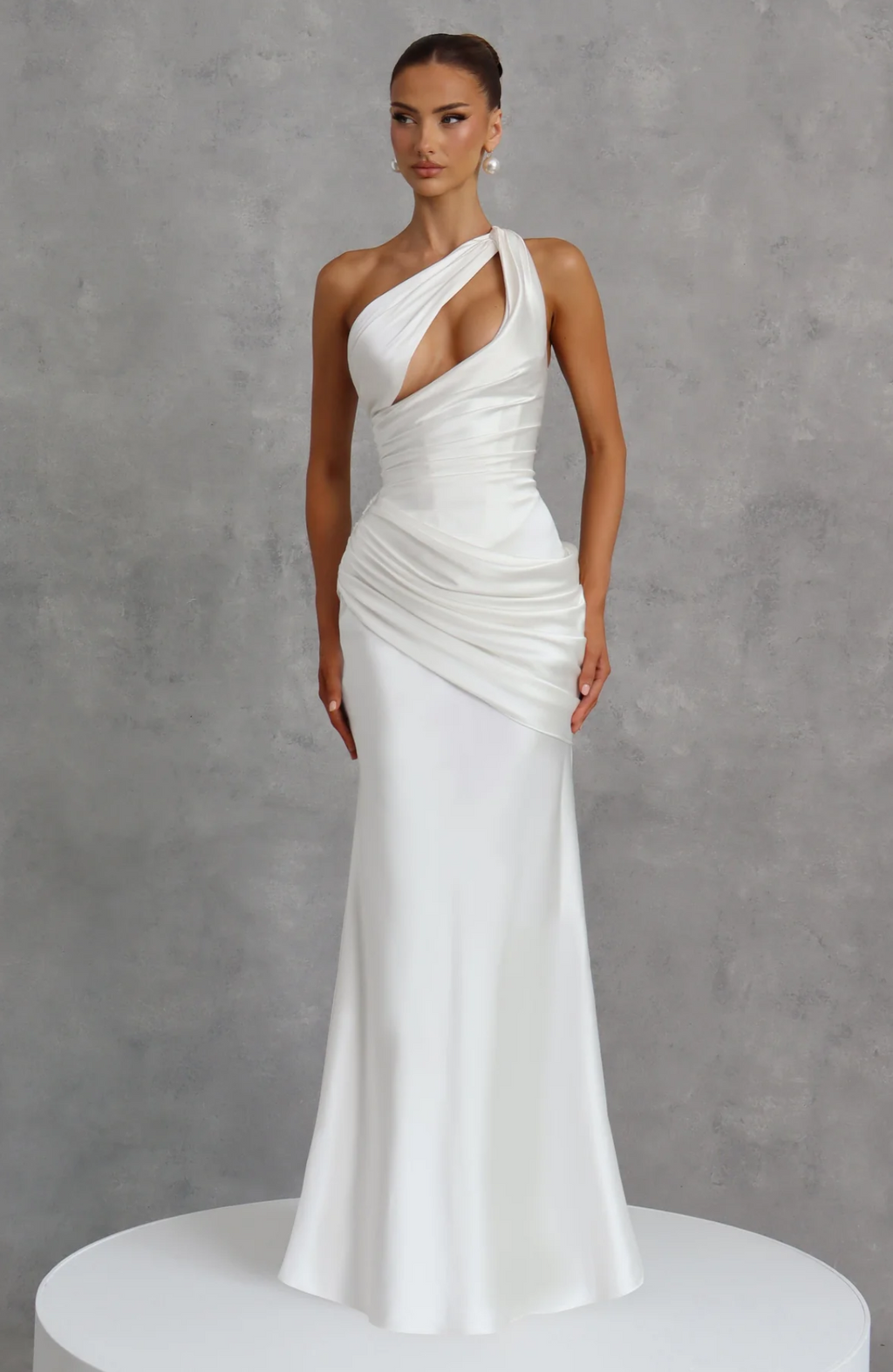 Robe longue Emina - Olive clair