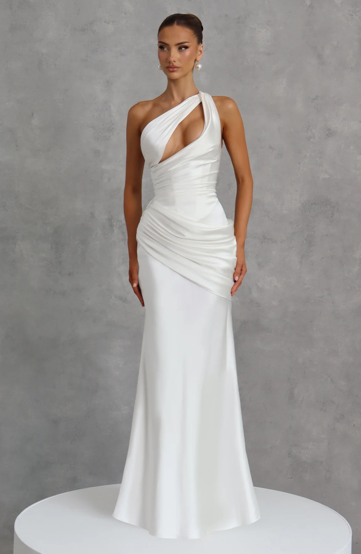 Robe longue Emina - Olive clair