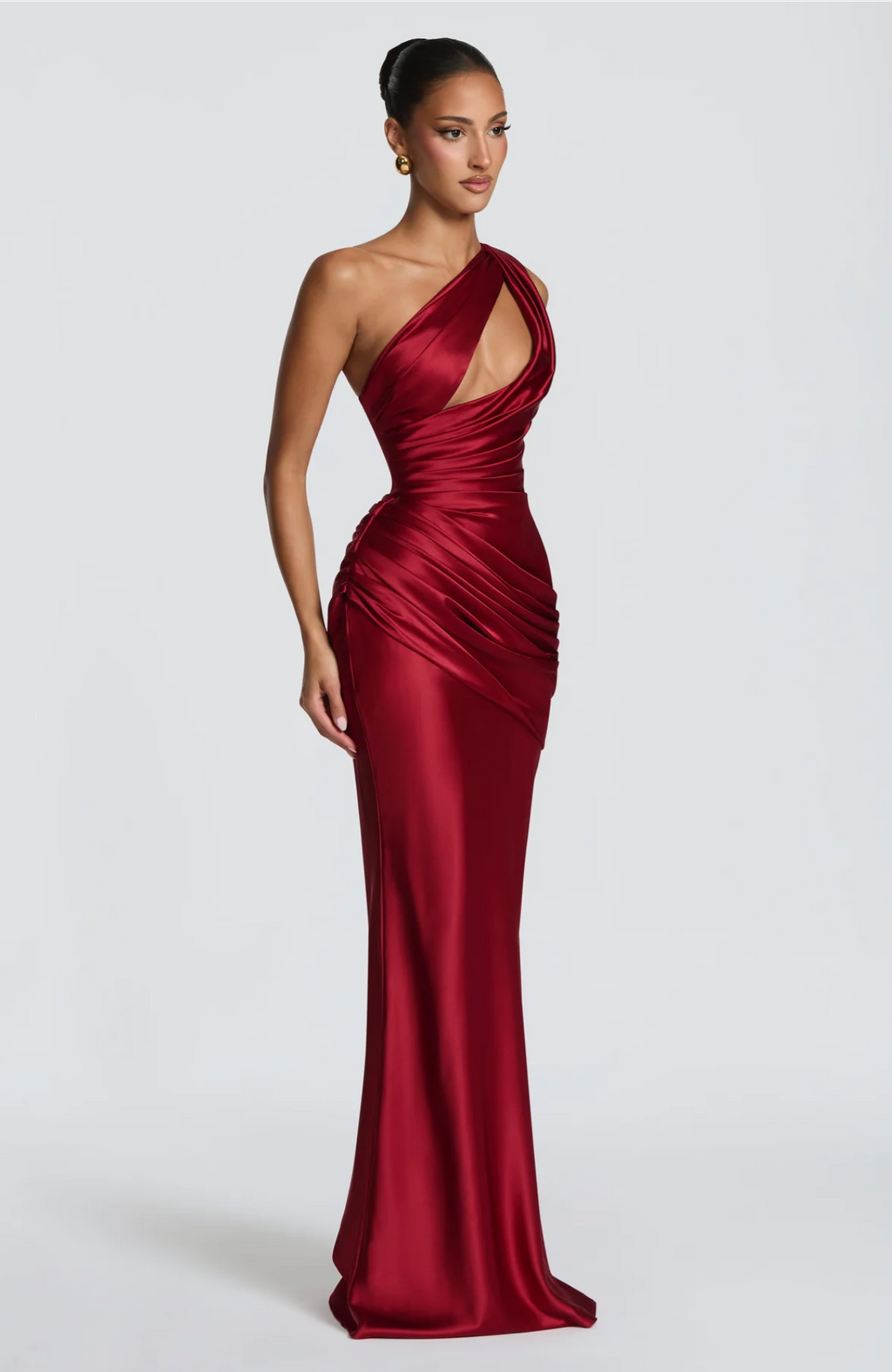 Robe longue Emina - Olive clair