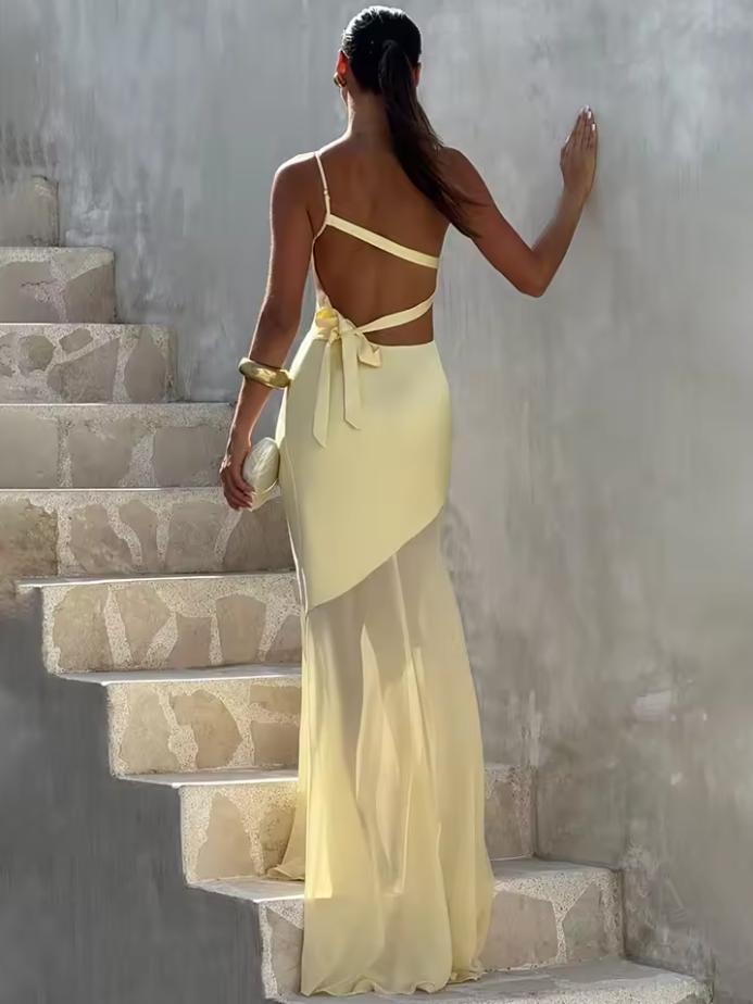 Vestido Sirena™ — La espalda que detiene conversaciones