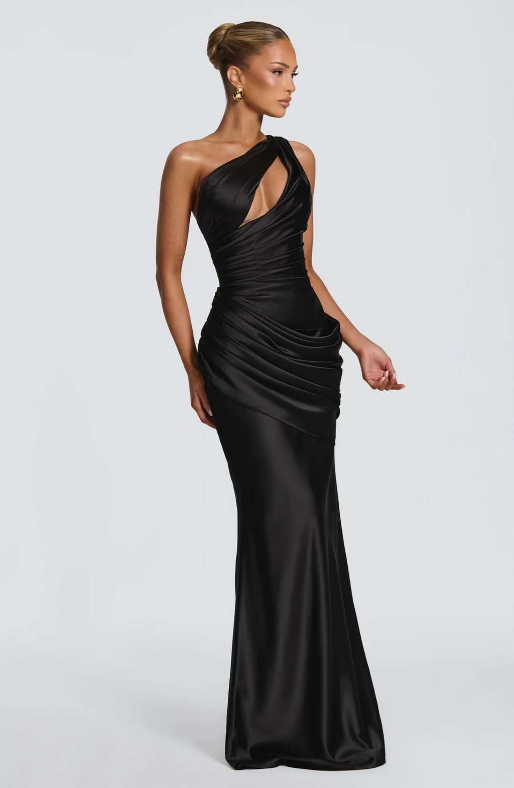 Robe longue Emina - Olive clair