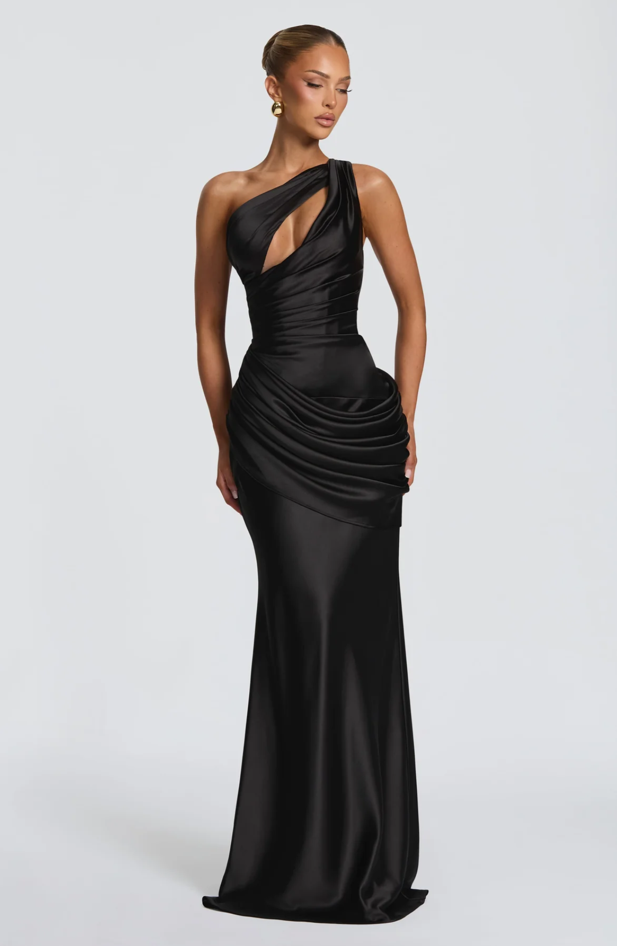 Robe longue Emina - Olive clair