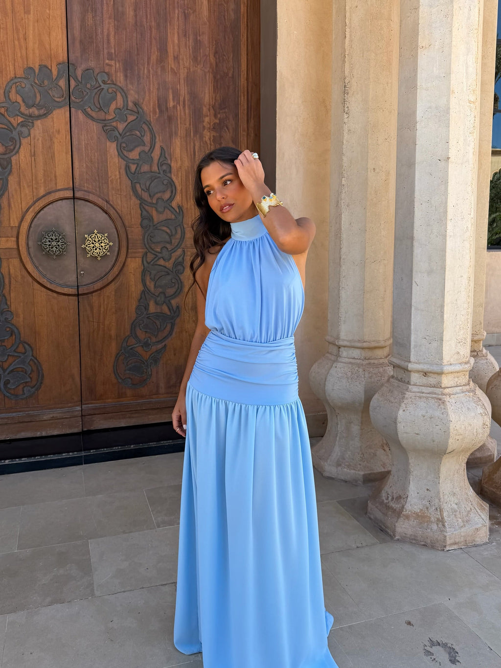 Vestido Paloma en azul