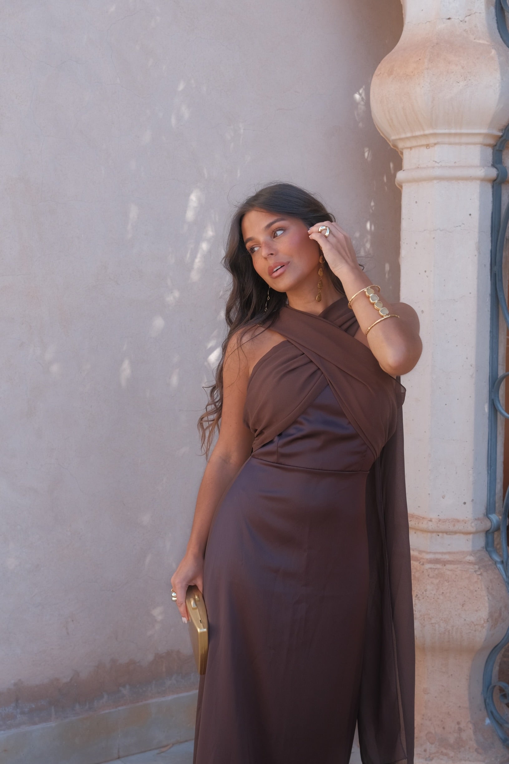 Vestido Triana en color marrón