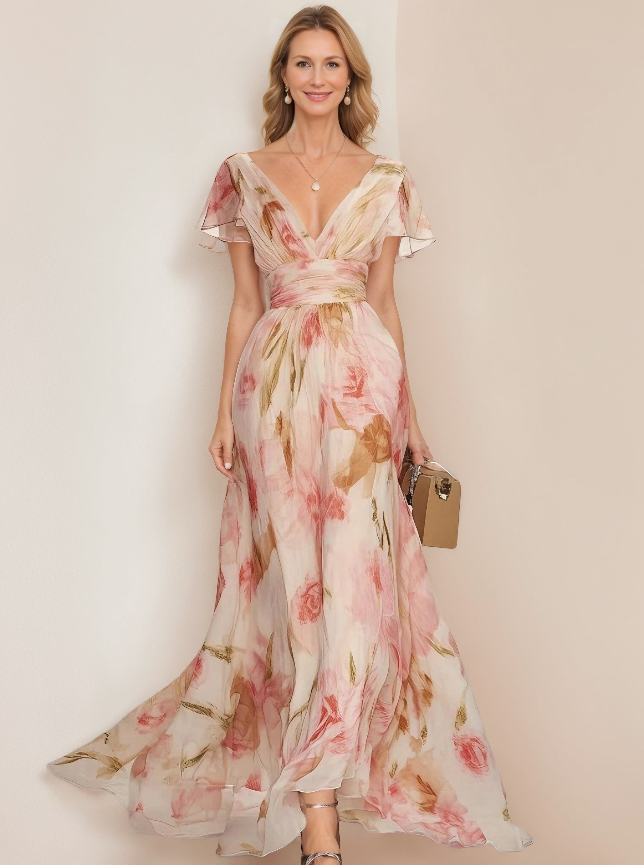 VESTIDO CON ESTAMPADO FRORAL