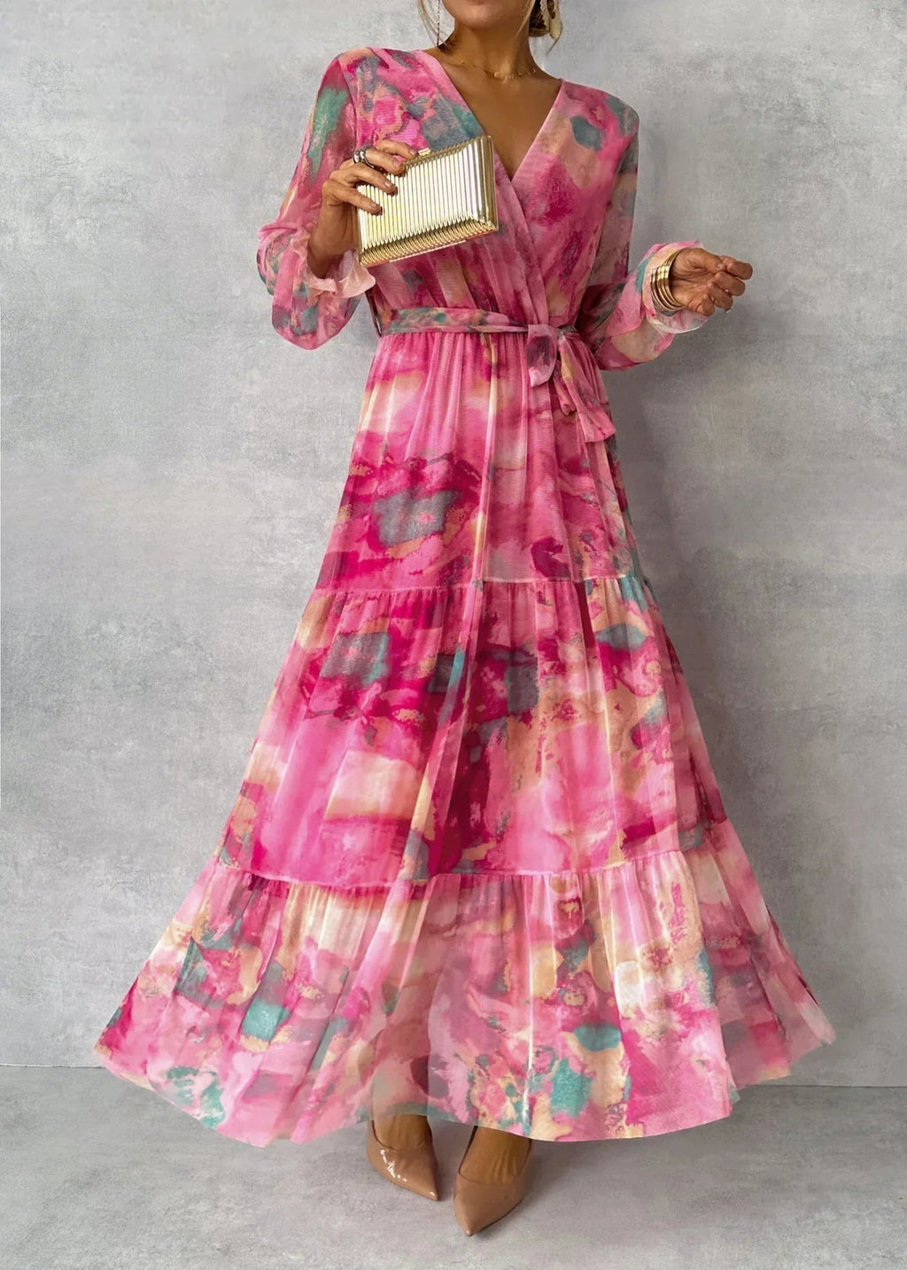 Hazel™ | Vestido cruzado floral