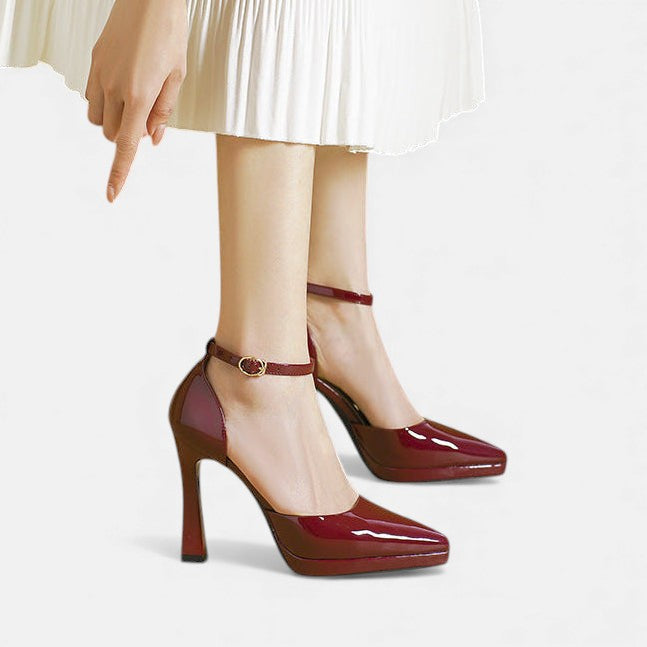 Evette™ | Tacones de piel