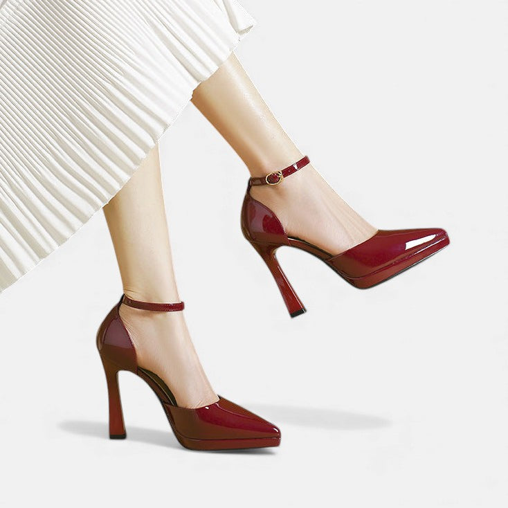 Evette™ | Tacones de piel
