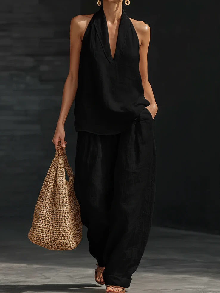 Ensemble sans manches Zoë™ avec pantalon large