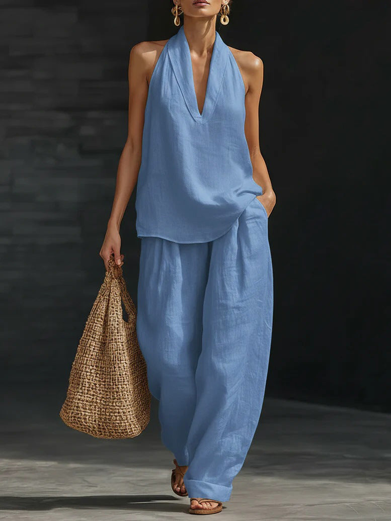 Ensemble sans manches Zoë™ avec pantalon large