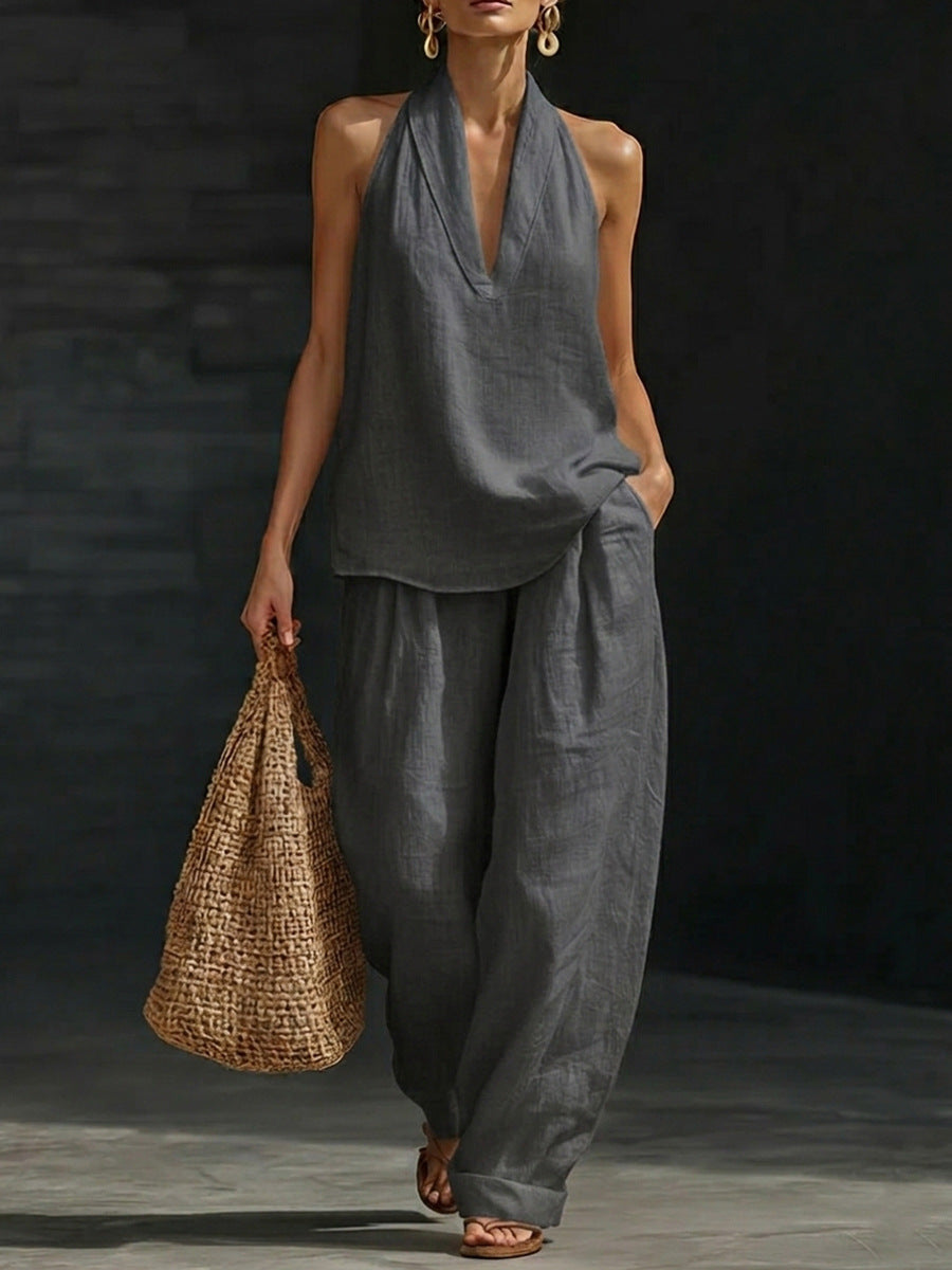 Ensemble sans manches Zoë™ avec pantalon large