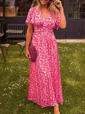 Elina – Vestido largo y vaporoso con estampado floral
