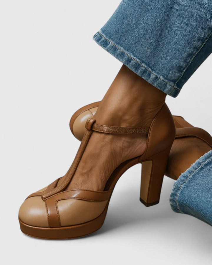 Maëlyne™ | Tacón Retro Elegante