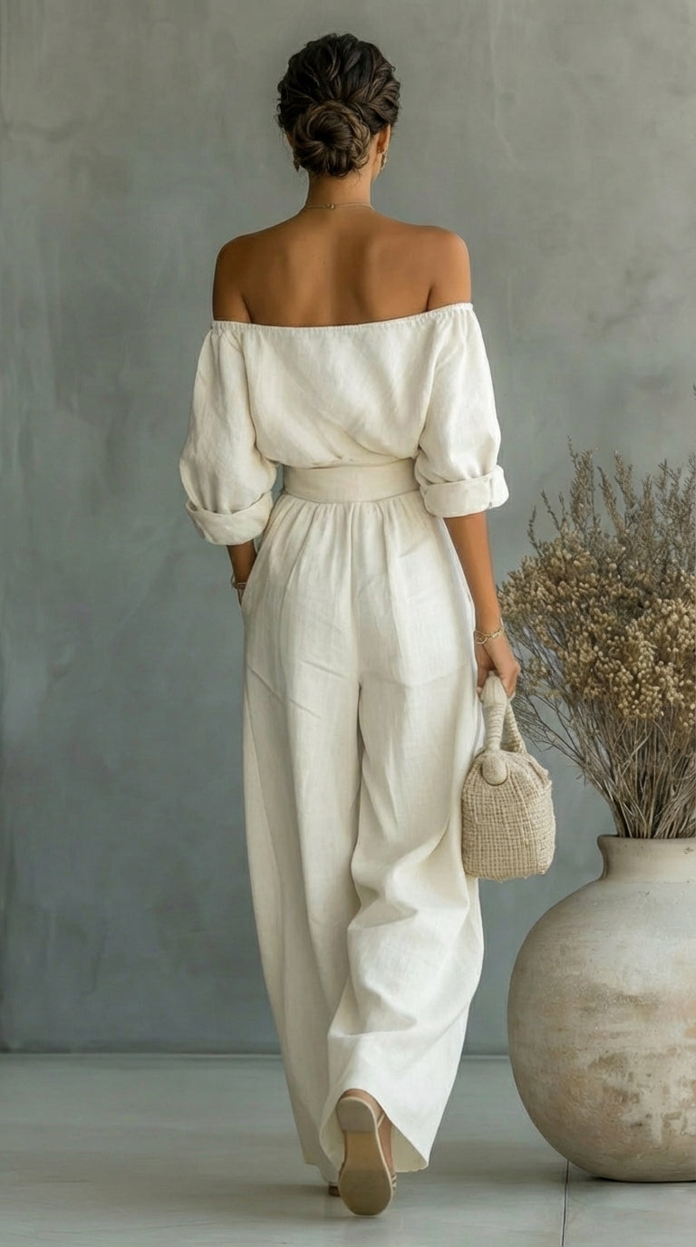 Arabella | Ensemble exclusif effet lin pour un été plein de style