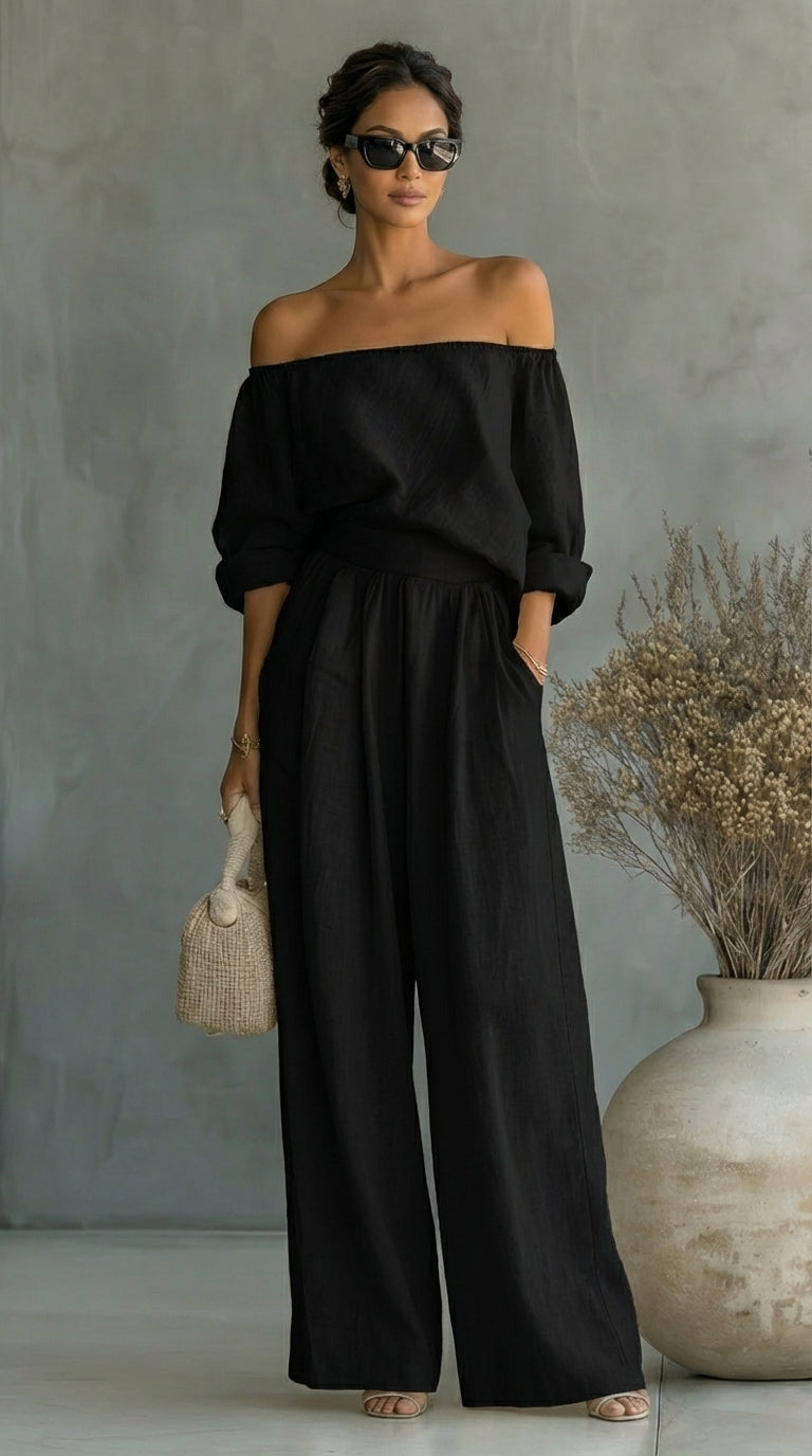 Arabella | Ensemble exclusif effet lin pour un été plein de style