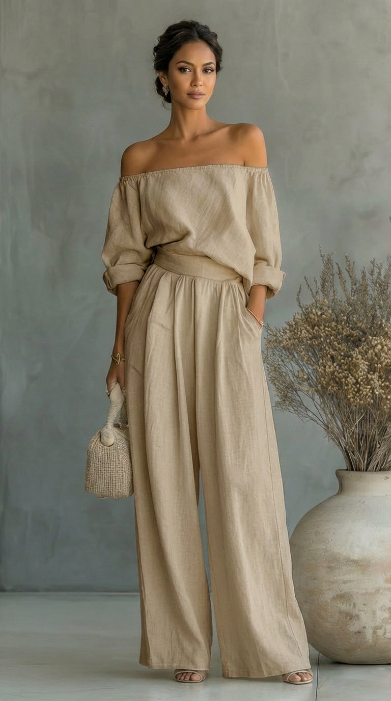 Arabella | Ensemble exclusif effet lin pour un été plein de style