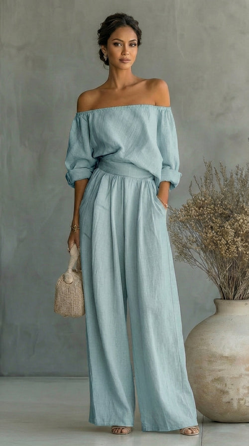 Arabella | Ensemble exclusif effet lin pour un été plein de style