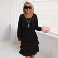 Madeleine – Elegante vestido fluido con volantes
