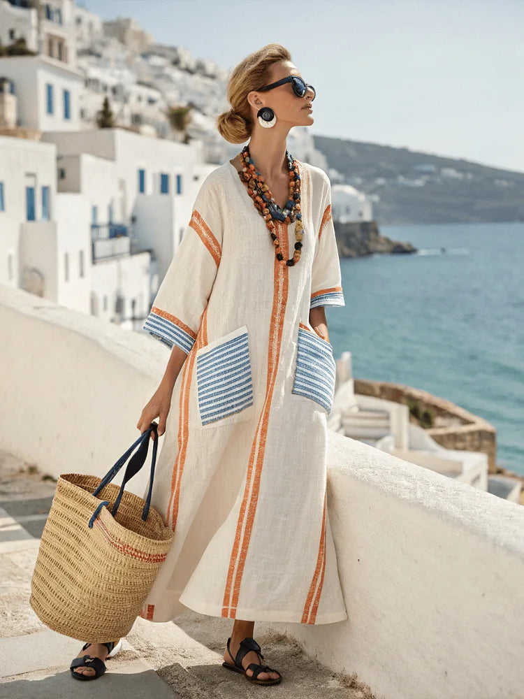 Vestido Vera™ Coastal Flow