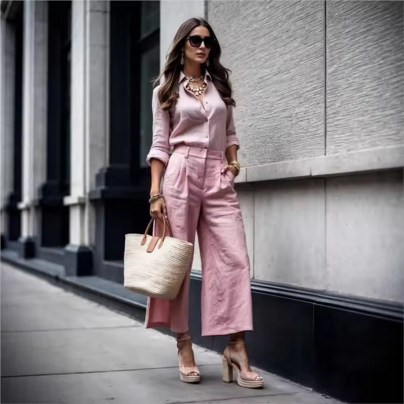 Noor™ | Conjunto fluido con pantalón