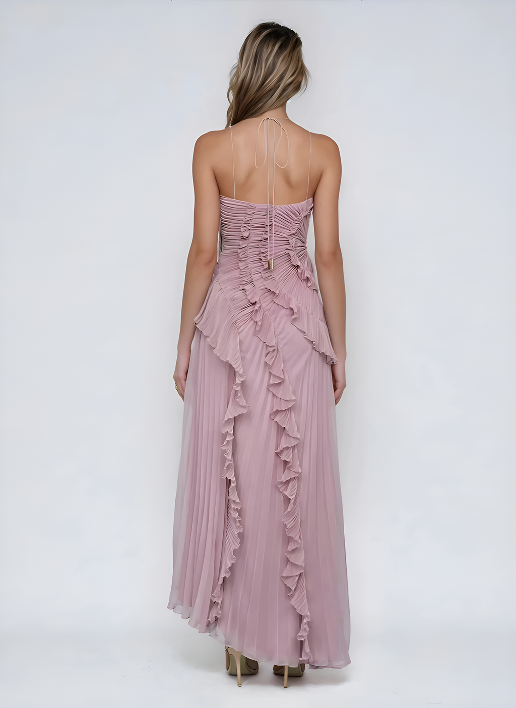 Melisa | Robe Lavande en édition limitée à volants