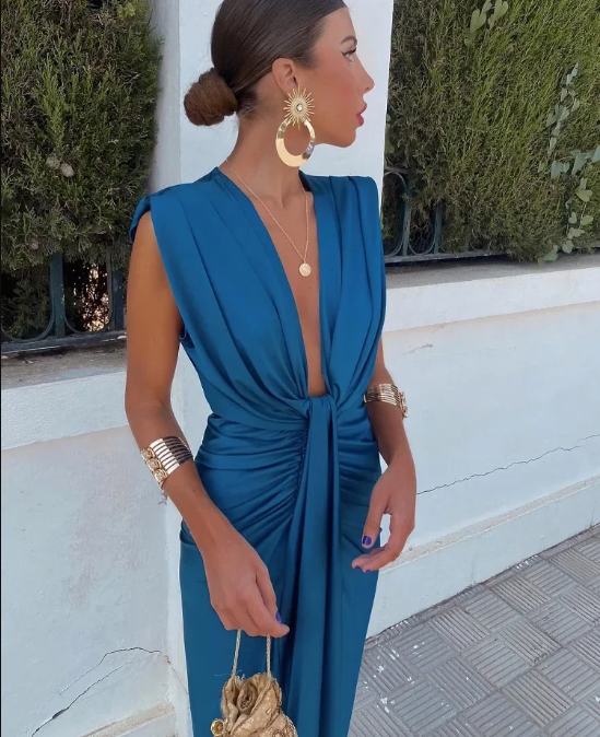 Sophia™ | Élégante robe plissée