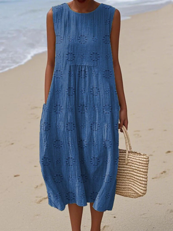 Robe midi imprimée Sara™