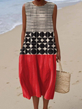 Vestido midi Jane™ con bloques de color